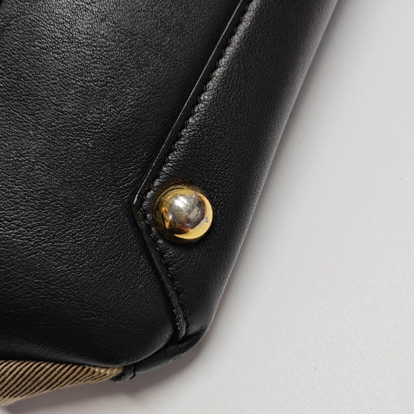 The Banner Small Calfskin Black