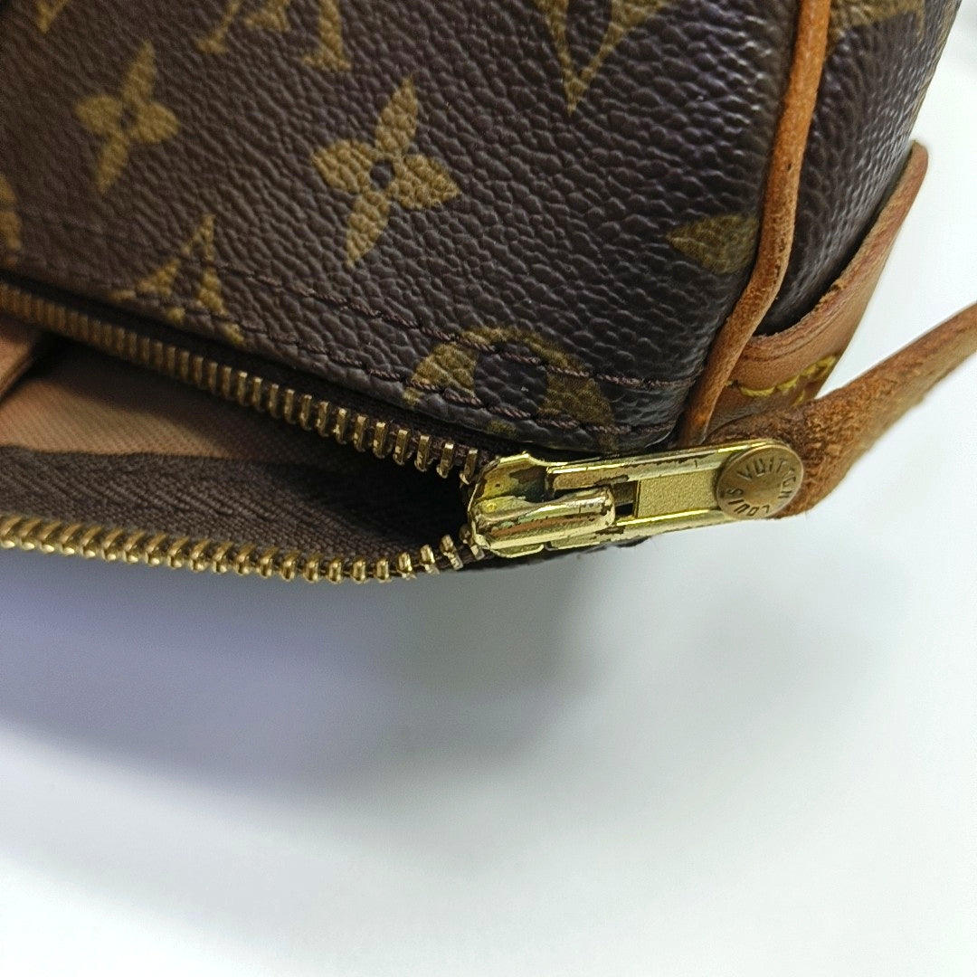 SPEEDY 35 Monogram Coated Canvas Brown