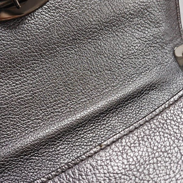 Miu Confidential Calfskin Silver