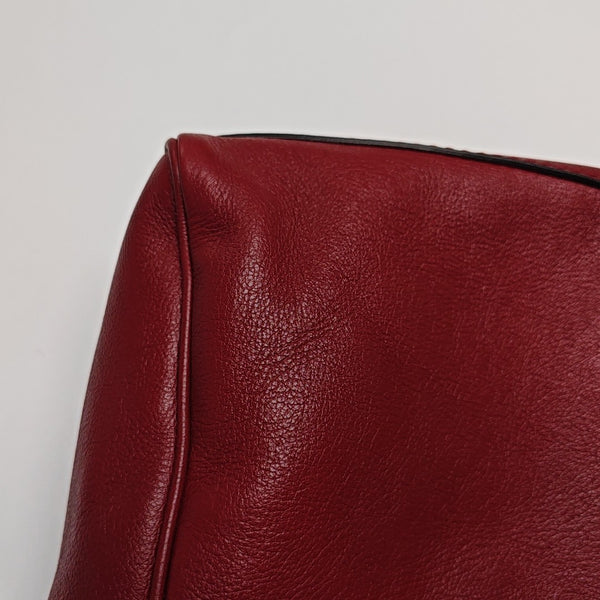 Re(belle) Large Calfskin Red