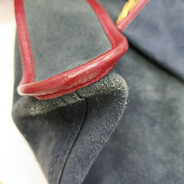 Rajah Large Suede Blue