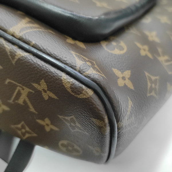 JOSH Monogram Coated Canvas Brown