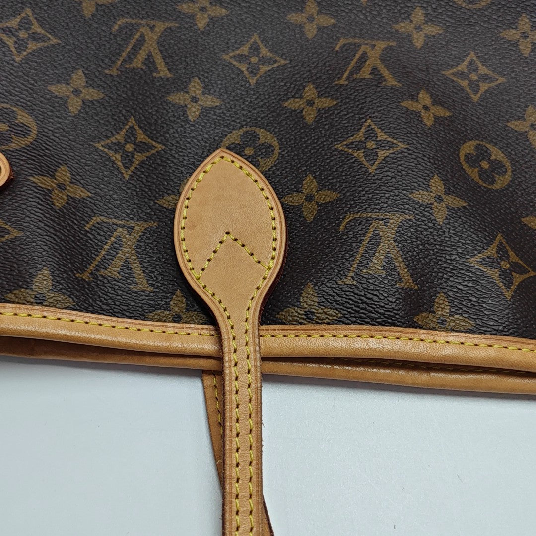 NEVERFULL INSIDE OUT MM Monogram Fabric Red