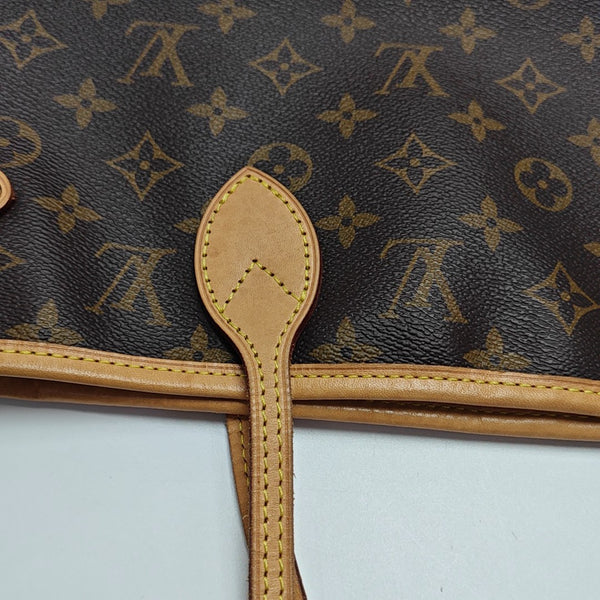 NEVERFULL INSIDE OUT MM Monogram Fabric Red