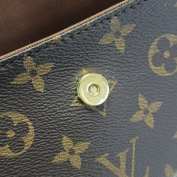 IVY Monogram Coated Canvas Brown