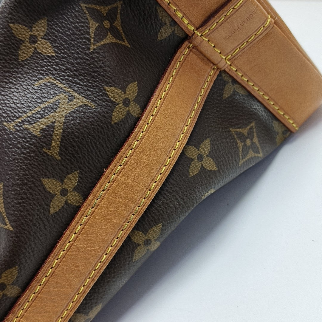 NOÉ BB Monogram Coated Canvas Brown