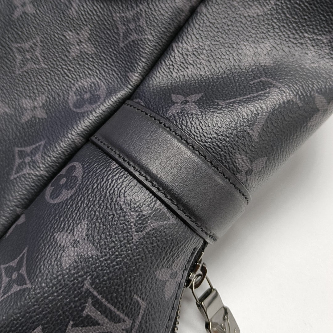 DISCOVERY PM Monogram Coated Canvas Black