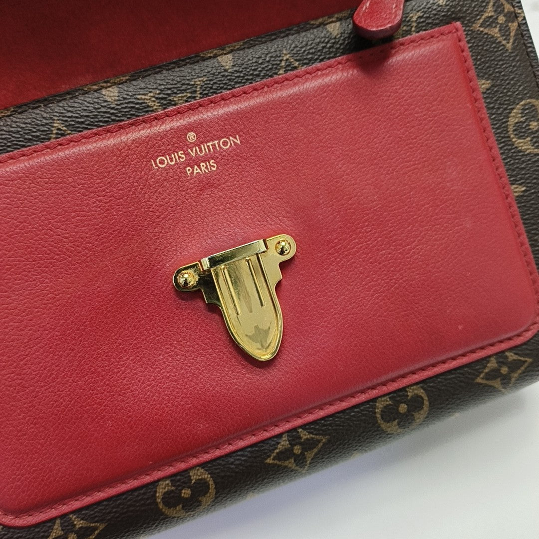 VICTOIRE Monogram Coated Canvas Brown