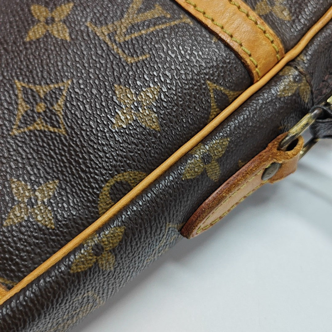DANUBE Monogram Coated Canvas Brown