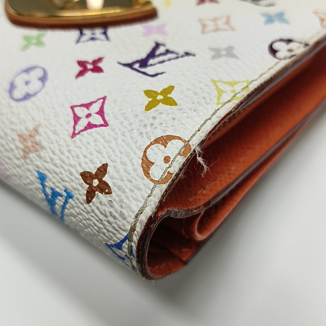 LV × TM KOALA Monogram Coated Canvas White Wallet