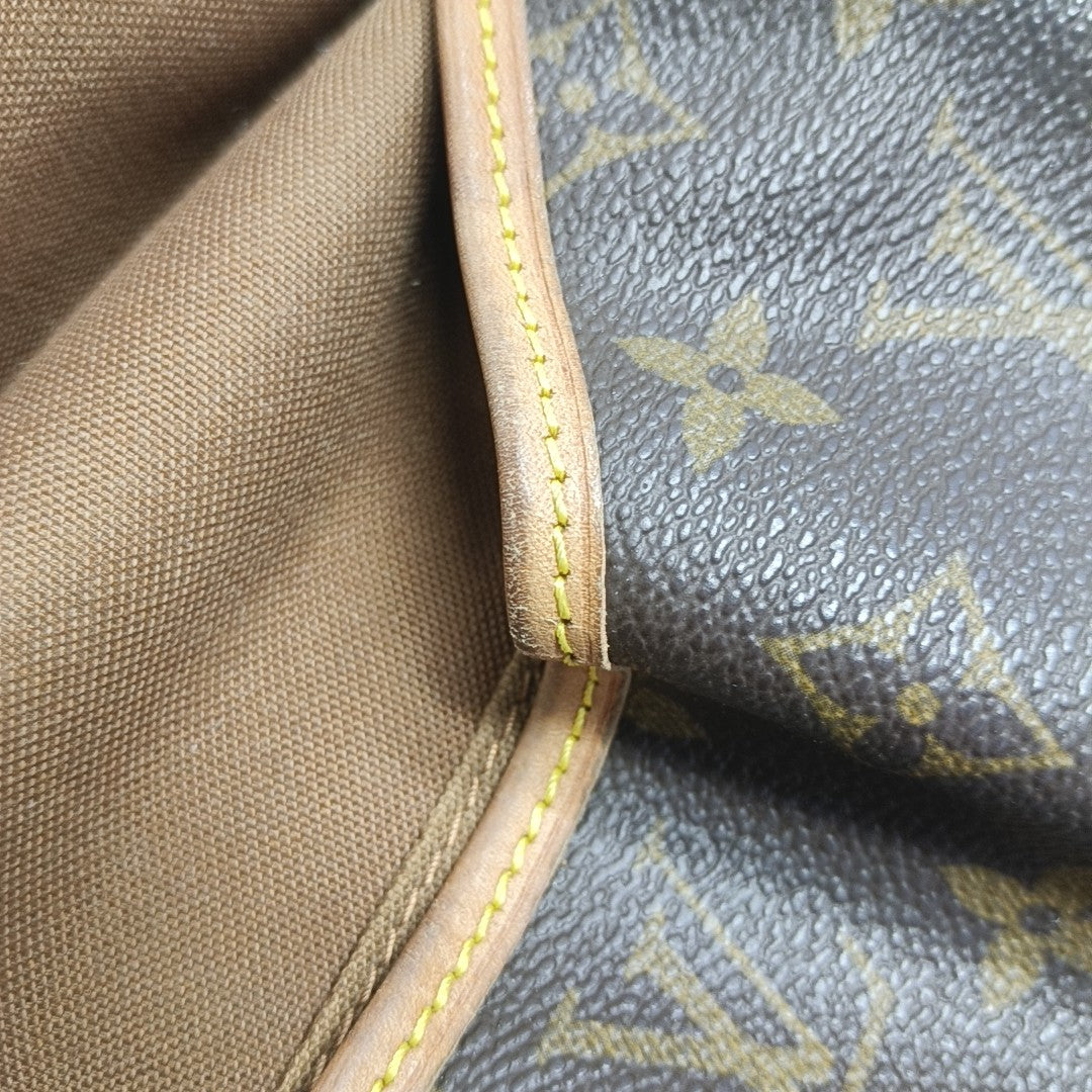 SAUMUR 30 Monogram Coated Canvas Brown