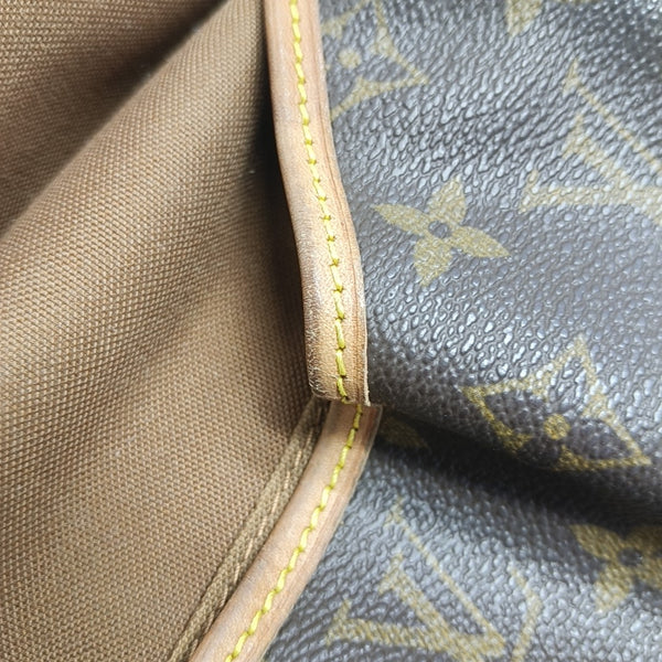 SAUMUR 30 Monogram Coated Canvas Brown