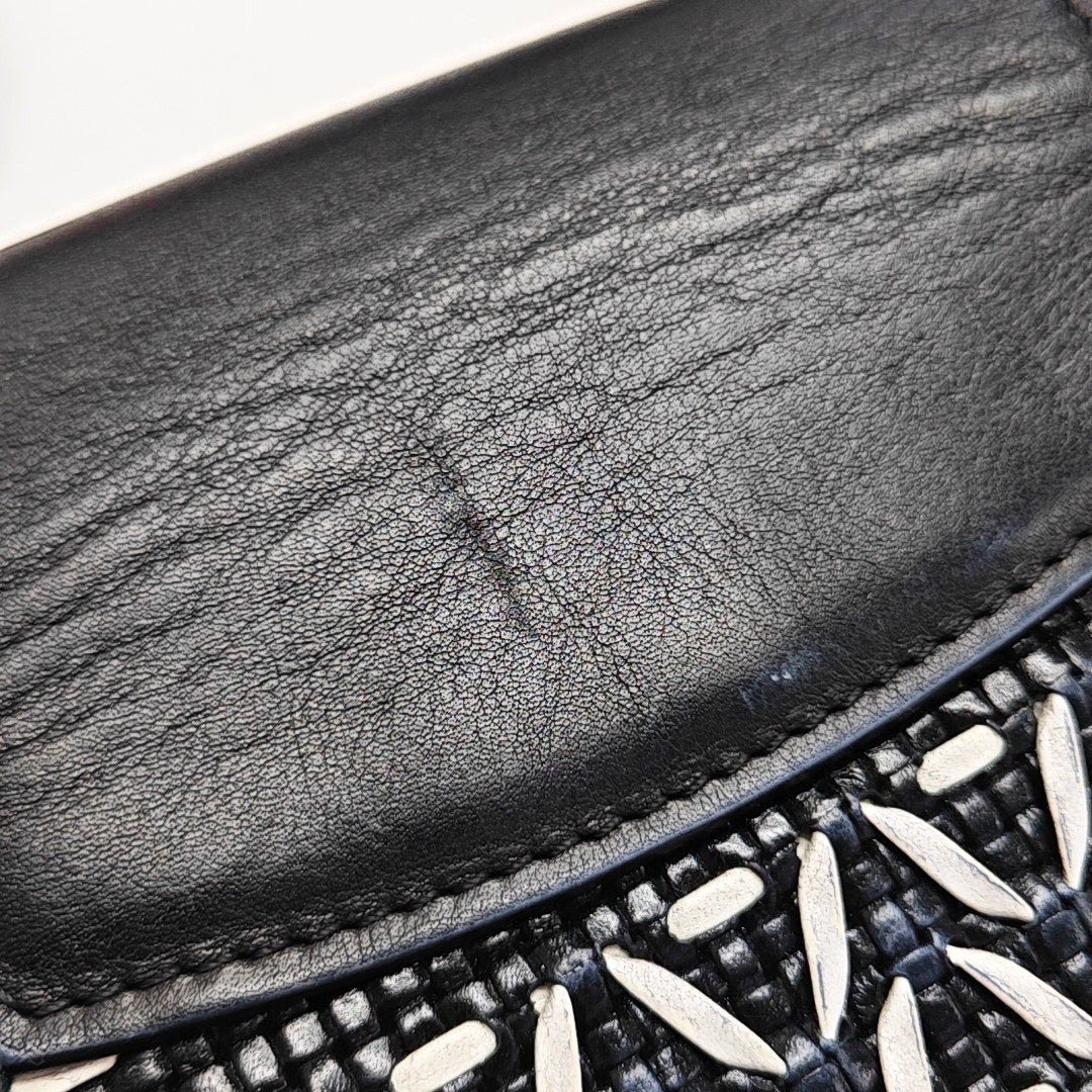 CAPUCINES PM Calfskin Black