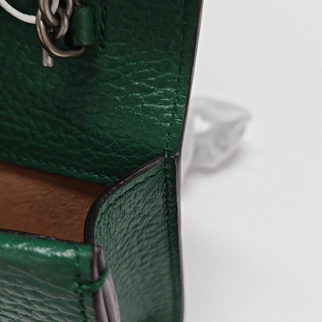 Dionysus Super Mini Calfskin Green