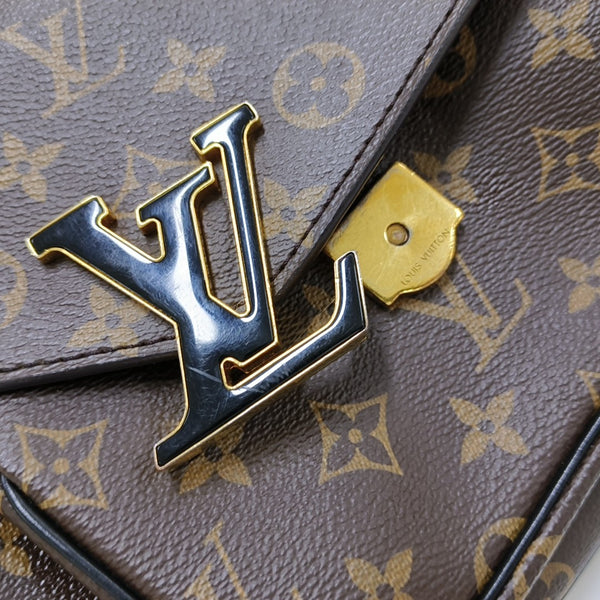 PASSY Monogram Coated Canvas Brown