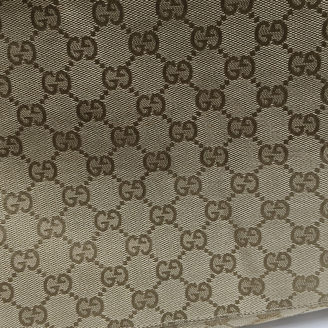 Monogram Canvas Tote Bag Beige