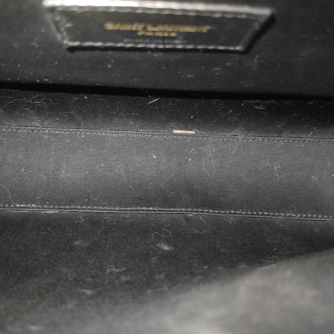 MANHATTAN Medium Calfskin Black