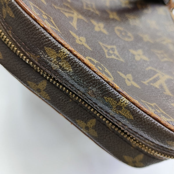 AMAZON Monogram Coated Canvas Brown