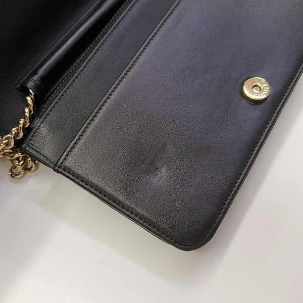 BOY CHANEL Mini Quilted Grained Calfskin Black