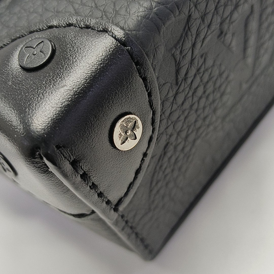 SOFT TRUNK Mini Monogram Calfskin Black