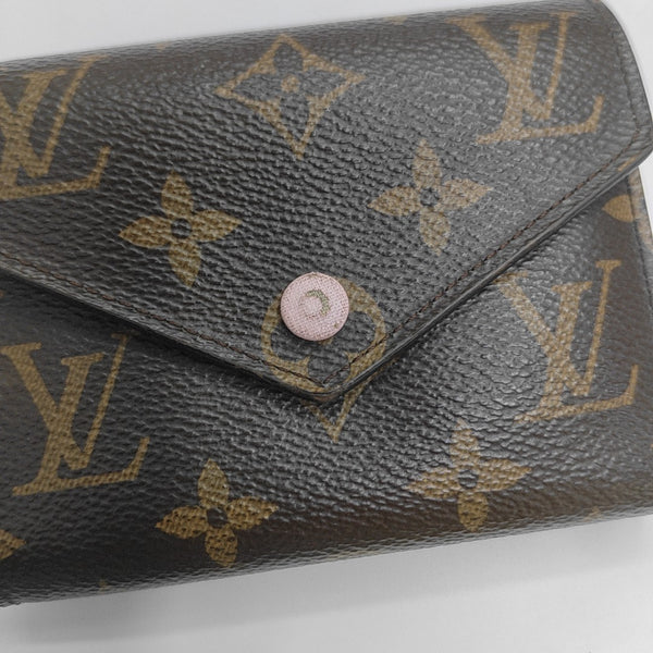 VICTORINE Monogram Coated Canvas Brown Wallet