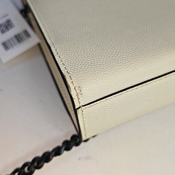 Authenticated pre-owned  KATE Medium Calfskin White - Shoulder Bag at Looply