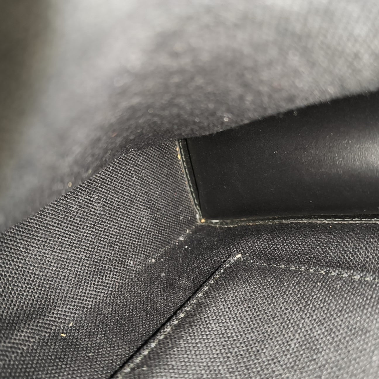 GG Supreme Monogram Coated Canvas Gray