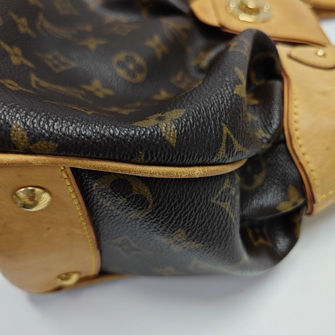 VINTAGE BOETIE PM Monogram Coated Canvas Brown