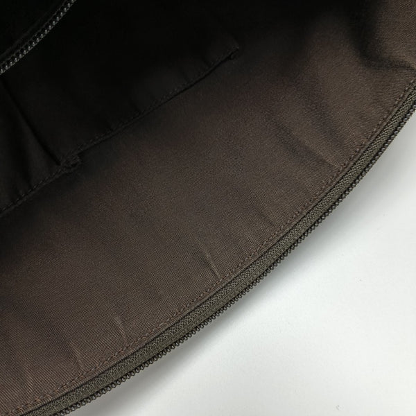 Monogram Coated Canvas Crossbody Bag Brown