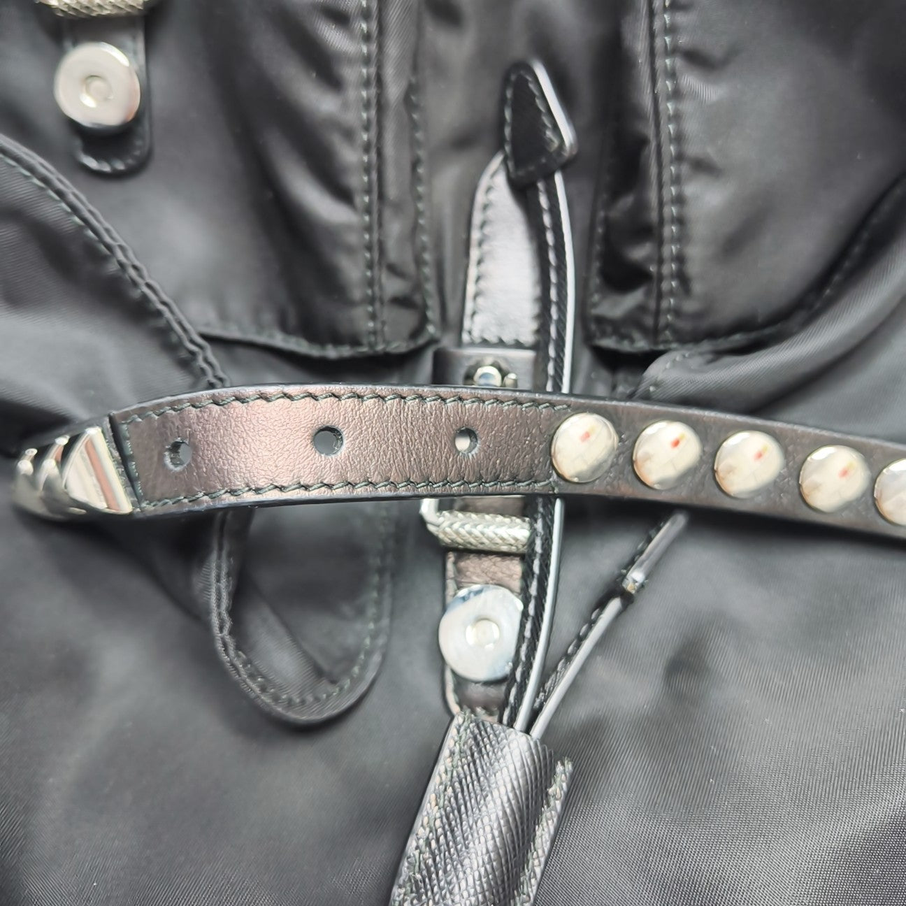 Nylon Backpack Black