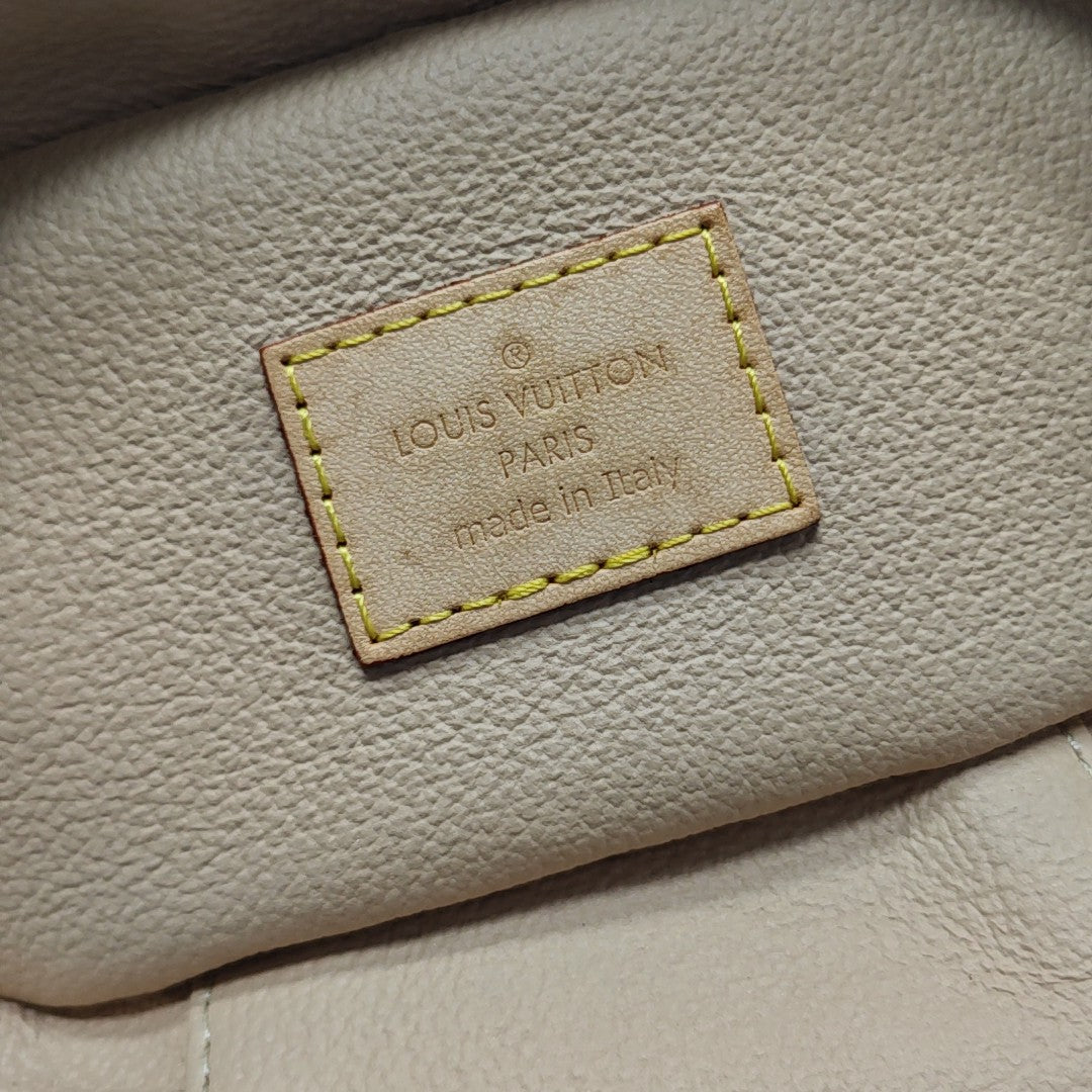 NICE Super Mini Monogram Coated Canvas Brown