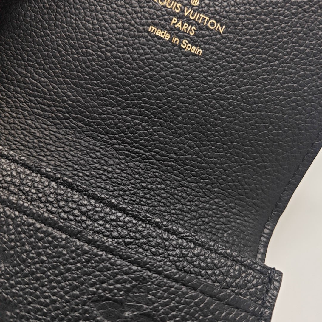 Calfskin Card Holder Black