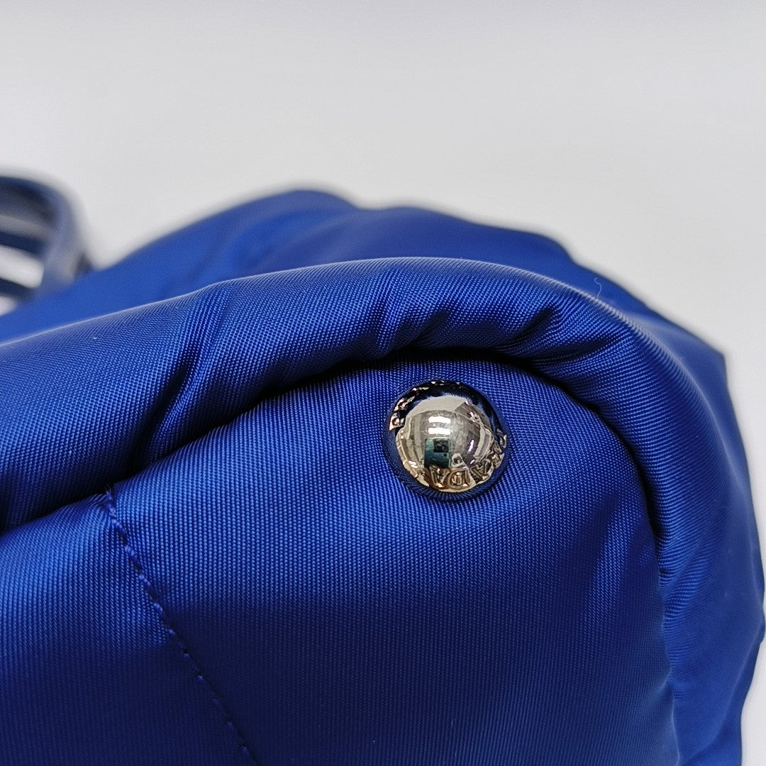 Nylon Quilted Nylon Blue