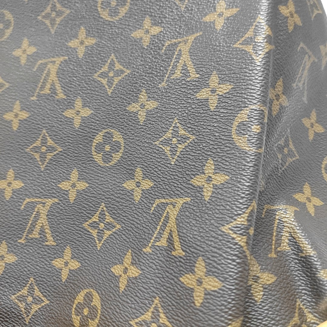 NEVERFULL Monogram Coated Canvas Brown