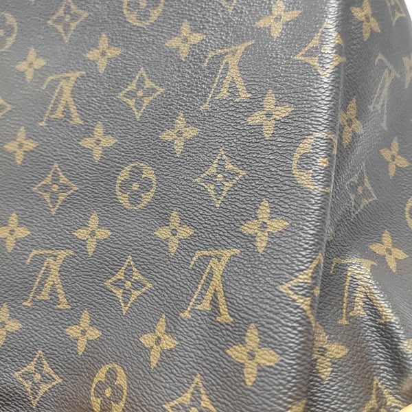 NEVERFULL Monogram Coated Canvas Brown