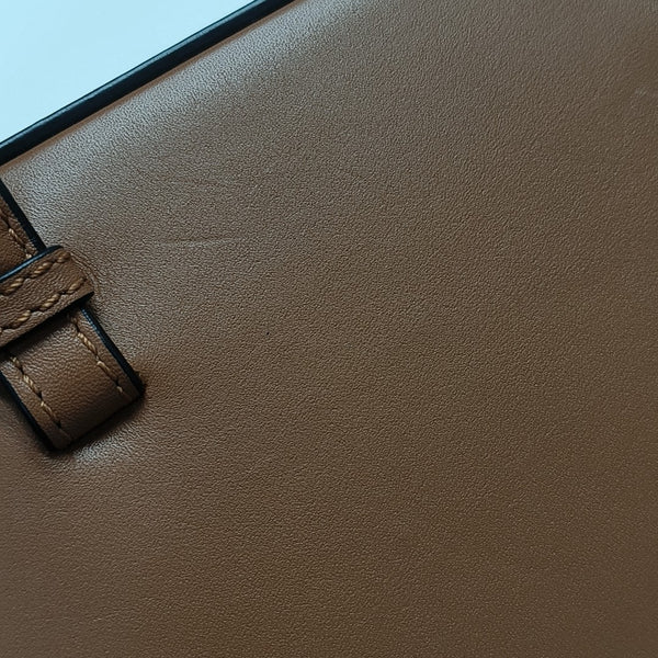 Postal Small Calfskin Brown