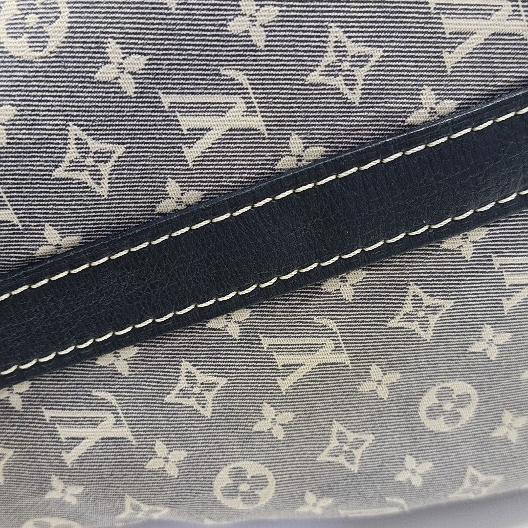 Monogram Canvas Top Handle Bag Blue