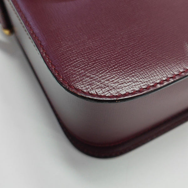 Calfskin Shoulder Bag Red