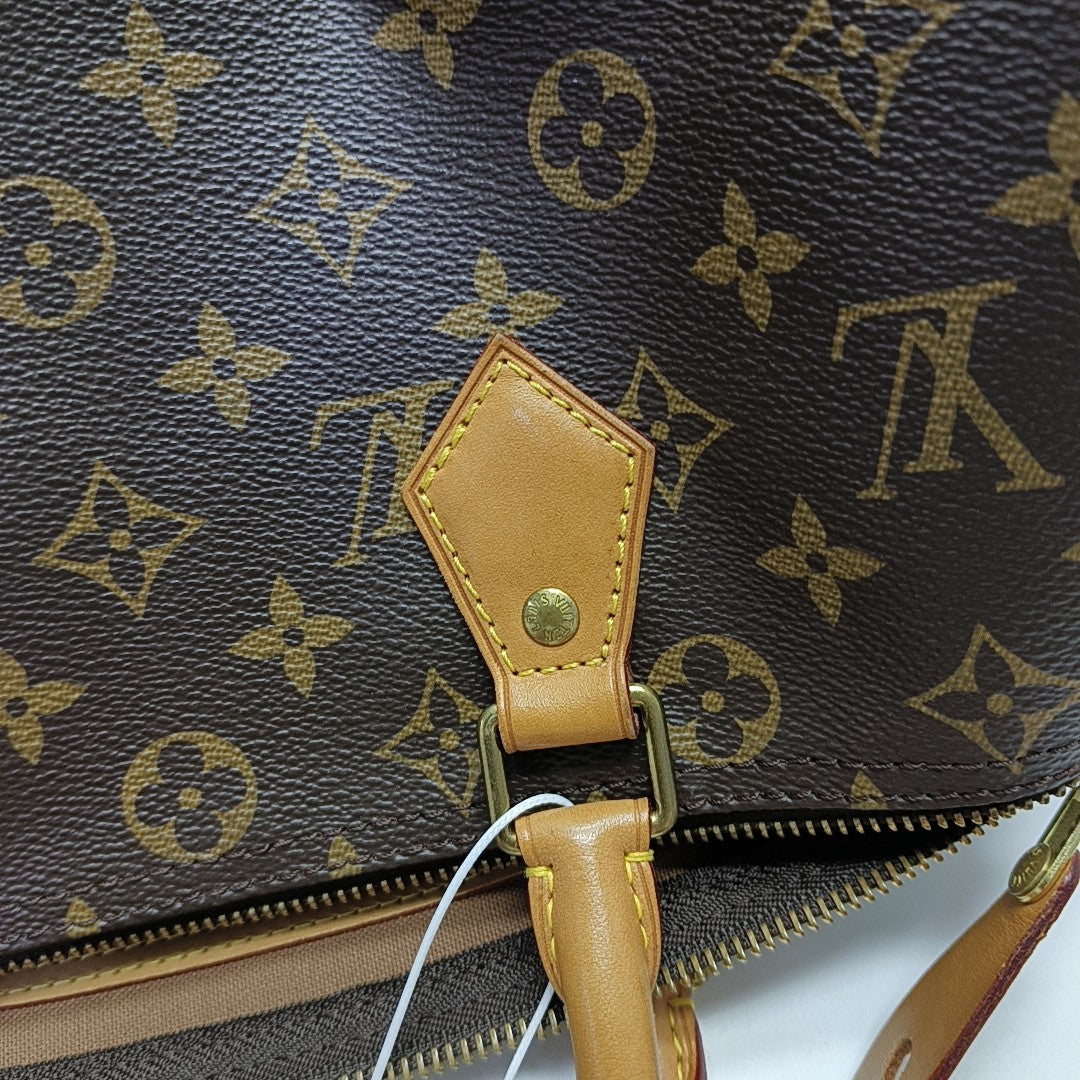 SPEEDY 30 Monogram Coated Canvas Brown