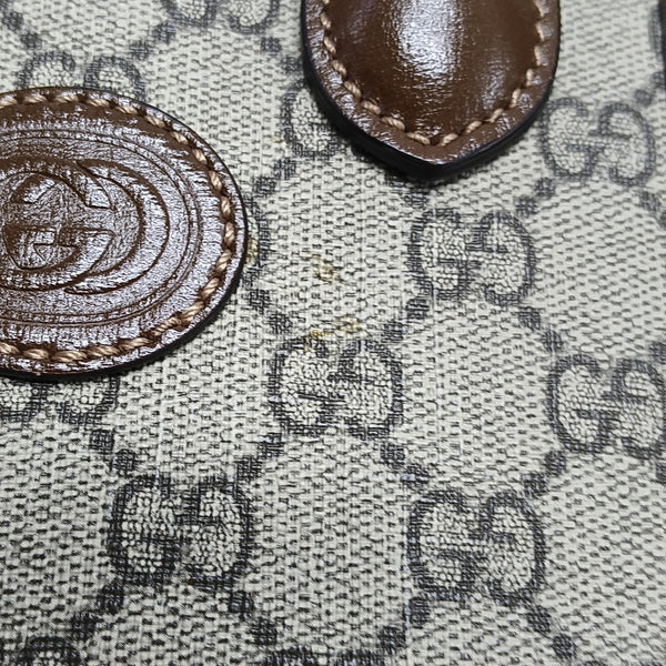 Retro Mini Monogram Coated Canvas Beige