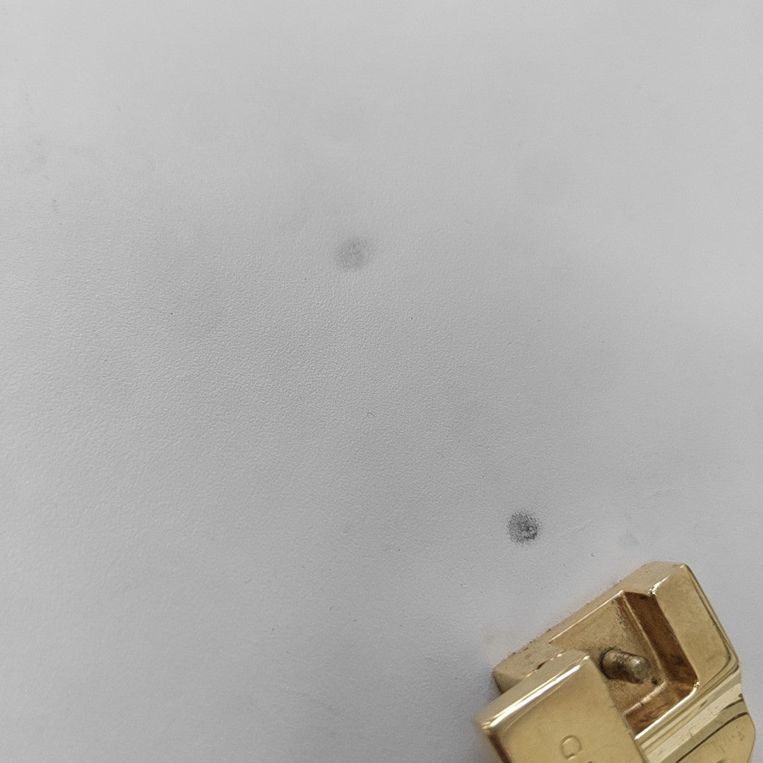 Sylvie Small Calfskin White