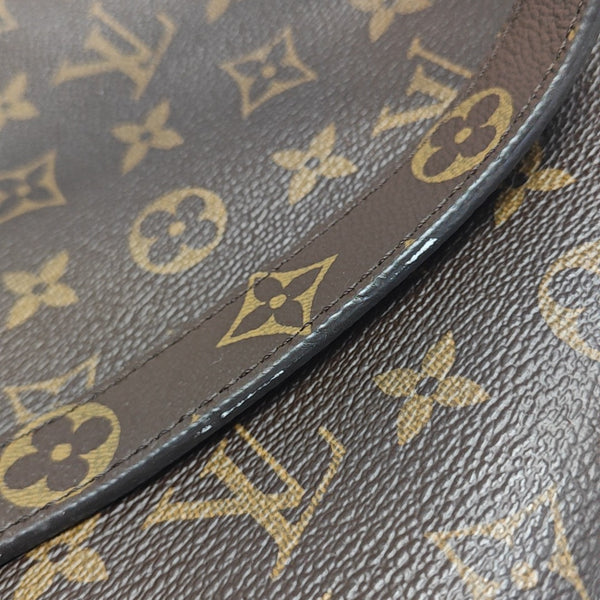 MONTAIGNE BB Monogram Coated Canvas Brown