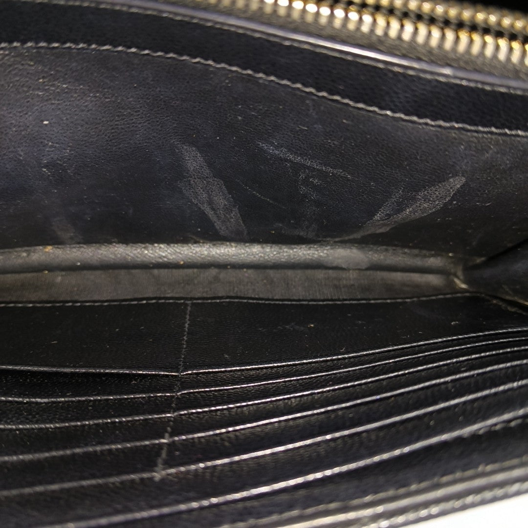 MONOGRAM Medium Chevron Calfskin Black