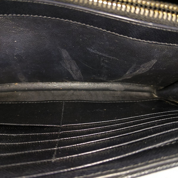MONOGRAM Medium Chevron Calfskin Black