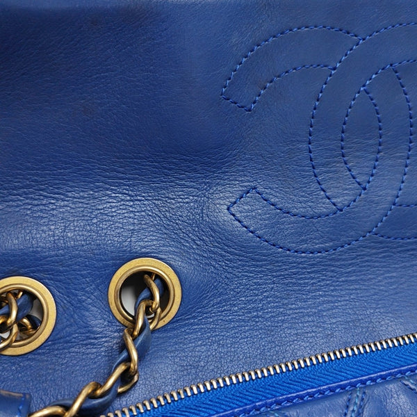 Quilted Calfskin Blue
