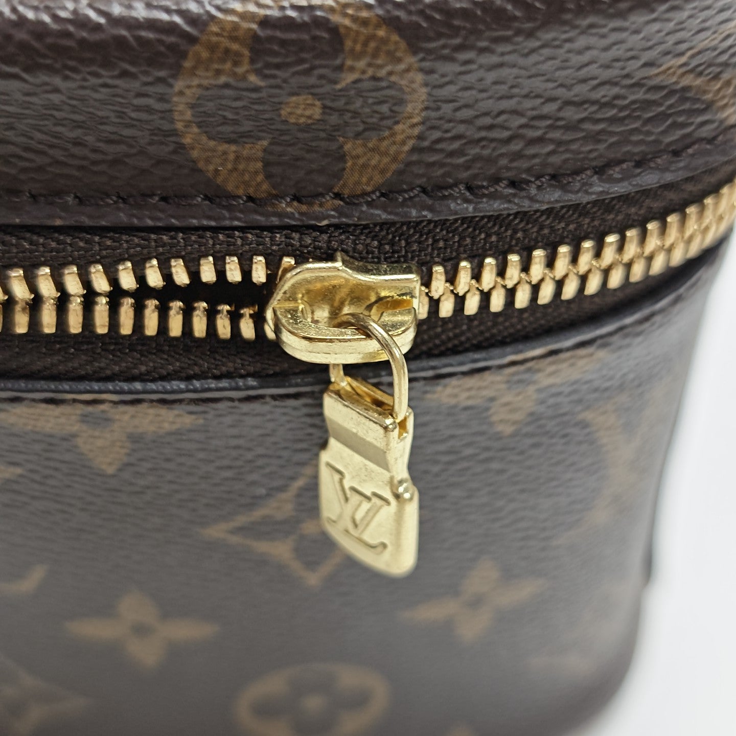 NICE Mini Monogram Coated Canvas Brown