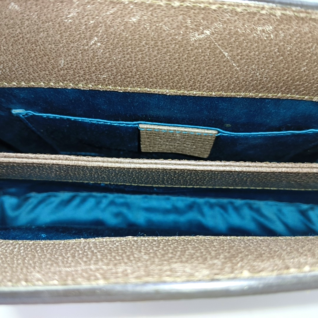 Authenticated pre-owned  Ophidia Small Monogram Coated Canvas Beige - Shoulder Bag at Looply