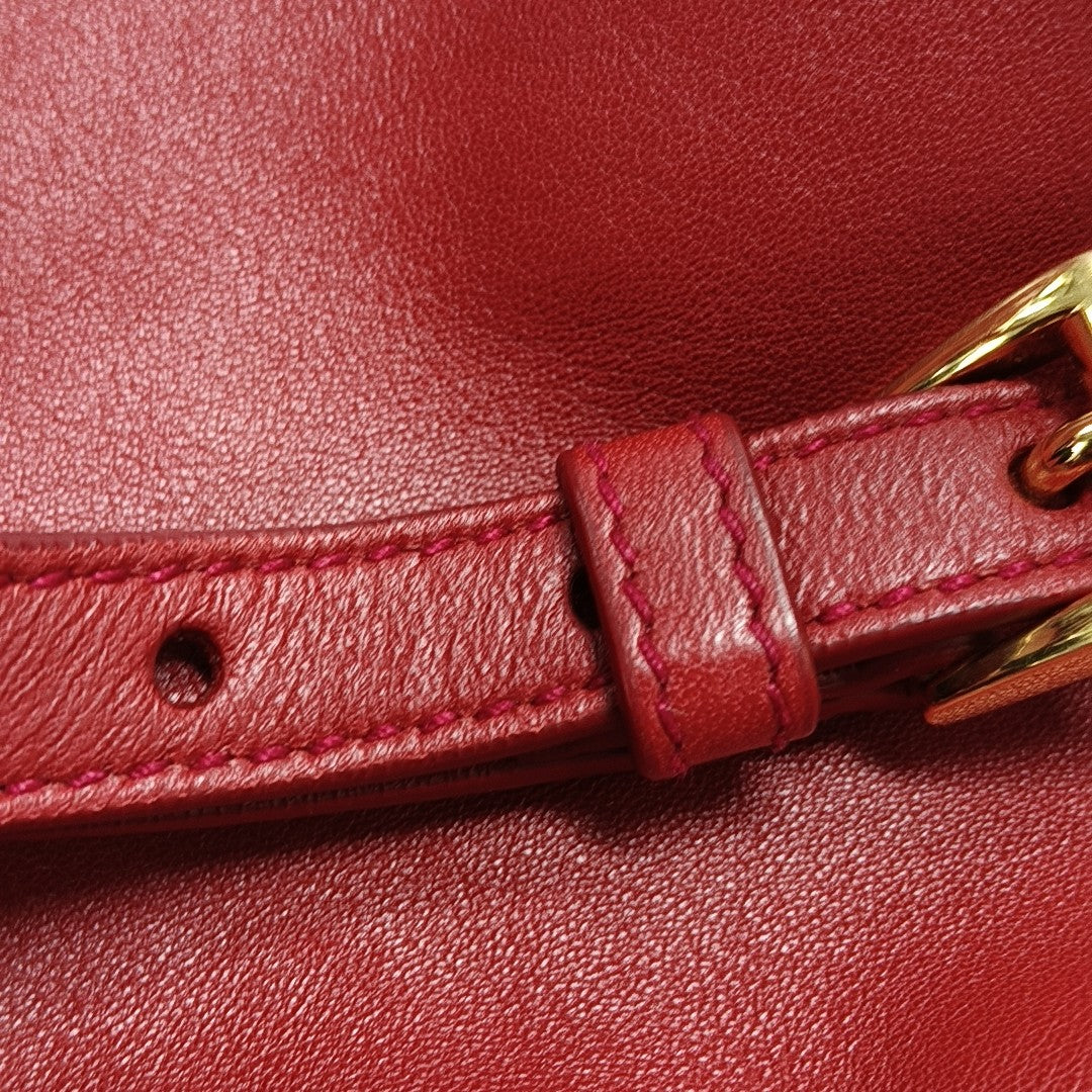 Calfskin Tote Bag Red