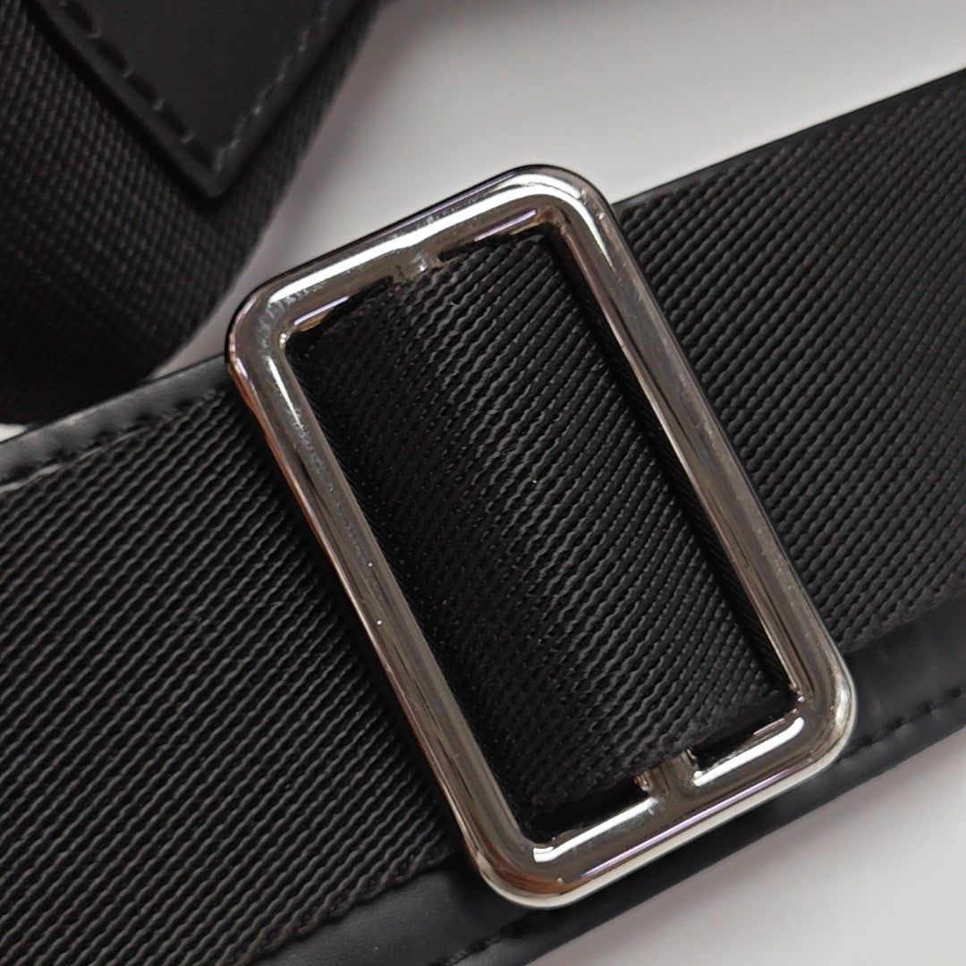 VOYAGER PM Monogram Coated Canvas Black