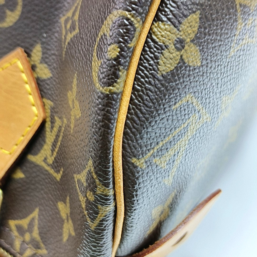 SPEEDY 25 Monogram Coated Canvas Brown